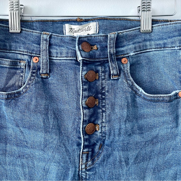 Madewell 10 Inch High Rise Skinny Jeans Size 26 - Picture 4 of 10